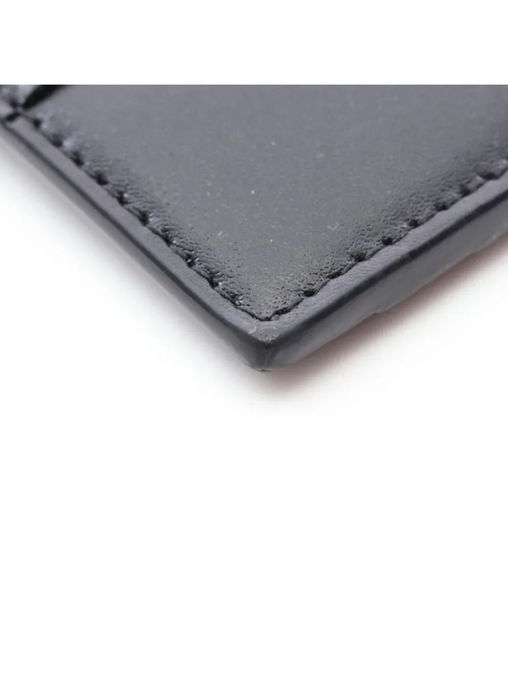 Bottega Veneta Coin Case Cassette Card Black Leather